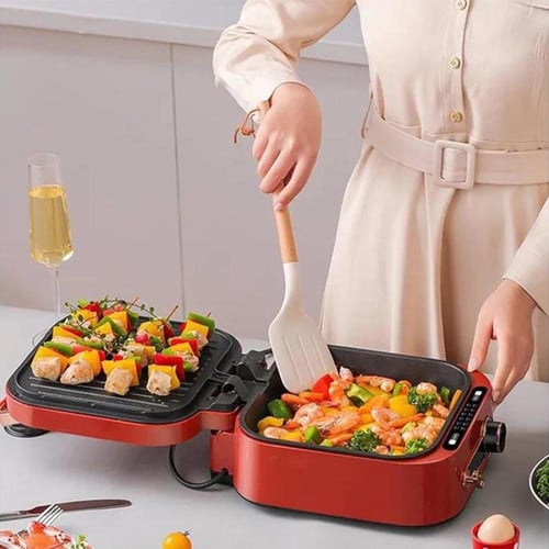 قدر وشواية كهربائية DENX DX3421 بسعة 2.5 لتر و1800...