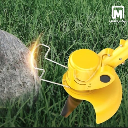 ماكينة قص عشب كهربائية DENX DX3310 ببطاريتين 21 فو...