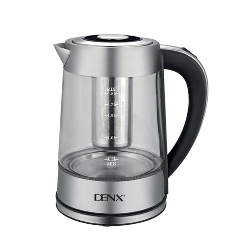 غلاية كهربائية DENX DX3408 بزجاج بوروسيليكات 1.8 ل...