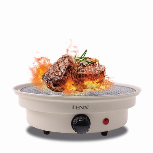 شواية كهربائية DENX DX2811 بقوة 1000 واط بطبقة غير...