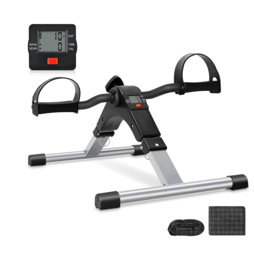 دراجة تمارين منزلية صغيرة بدواسة لتمارين الساق وال...