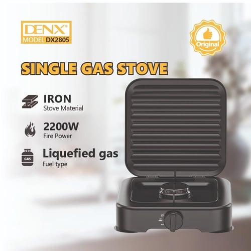 موقد غاز فردي DENX DX2805 بقوة 2200 واط للطهي المن...