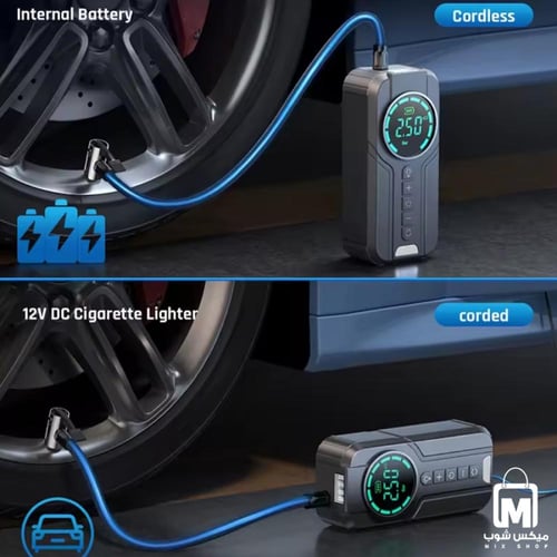 مضخة هواء ذكية محمولة PRIMO PLUS PR605 بقوة 180psi...