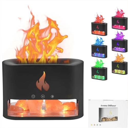 موزع عطور Ruay RA42 250 مل بإضاءة LED وتأثير لهب و...