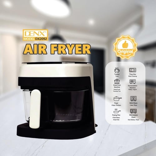 المقلاة الهوائية DENX DX2092 بقوة 2400 واط وسعة 6...