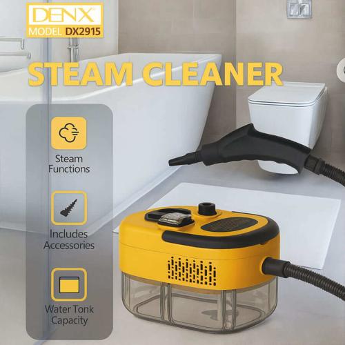 منظف بخار DENX DX2915 1500 واط ضغط 3 بار وسعة 1.2...