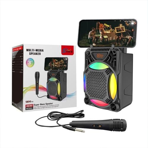 مكبر صوت Sing-e ZOS1367 محمول 8 واط بصوت Super Bas...