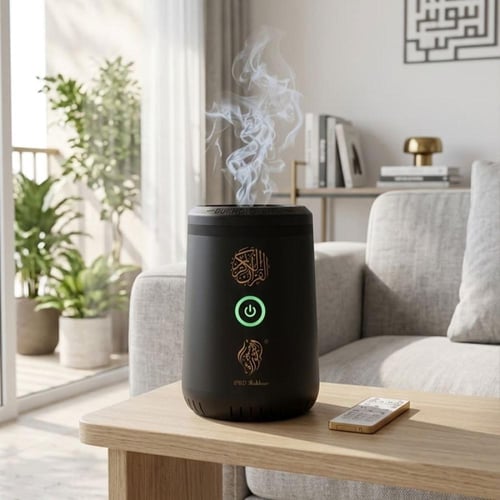 مبخرة بخور SQ505 مع مكبر صوت القرآن الكريم كامل 18...