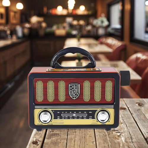 راديو DENX DX2441 بصوت HiFi وبلوتوث وراديو FM وتشغ...