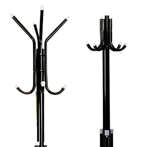 حامل ملابس أرضي مكون من 6 خطافات لتنظيم القبعات، ا...