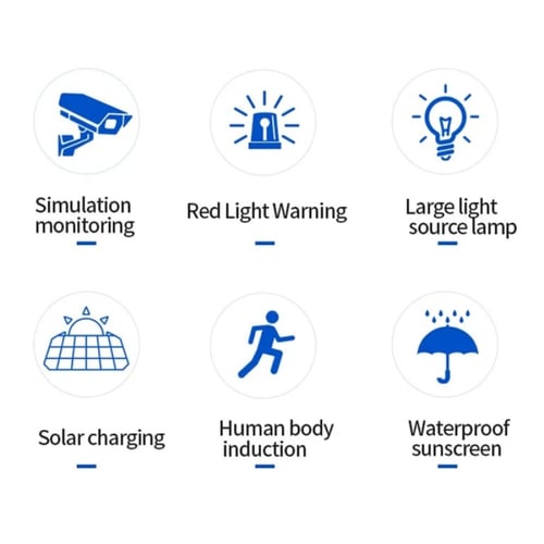 مصباح إضاءة لاسلكي 2178T يعمل بالطاقة الشمسية مقاو...