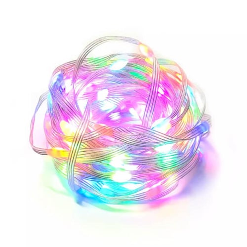 شريط LED RGB بطول 10 أمتار مع وحدة تحكم عن بُعد وت...