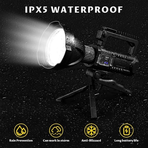 كشاف بحث LED متعدد الوظائف W5120 عالي السطوع قابل...