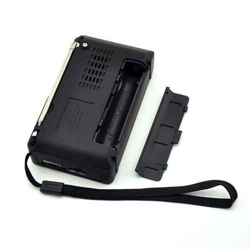 راديو الجيب R-698 المحمول بمخرج سماعات للأذن ودعم...