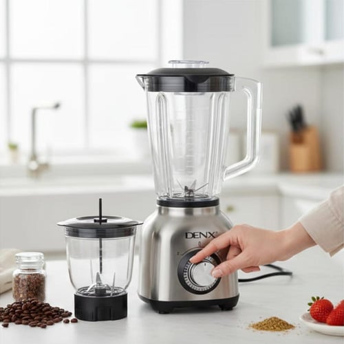 خلاط ومحضر طعام Denx DX3239 3-in-1 بقوة 1200 واط