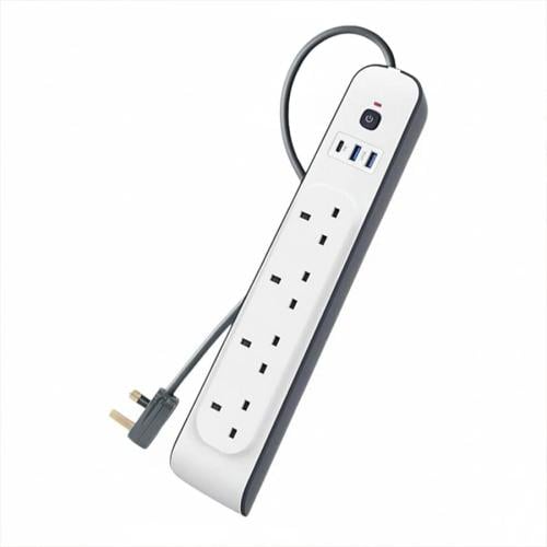 مشترك كهرباء POWERMAX MX70 7×1 بحماية تيار وUSB PD...