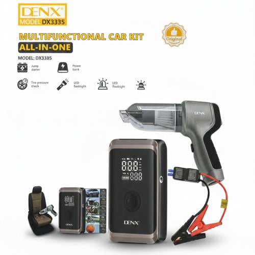 عدة سيارات DENX DX3335 متعددة الوظائف 3 في 1 مع من...