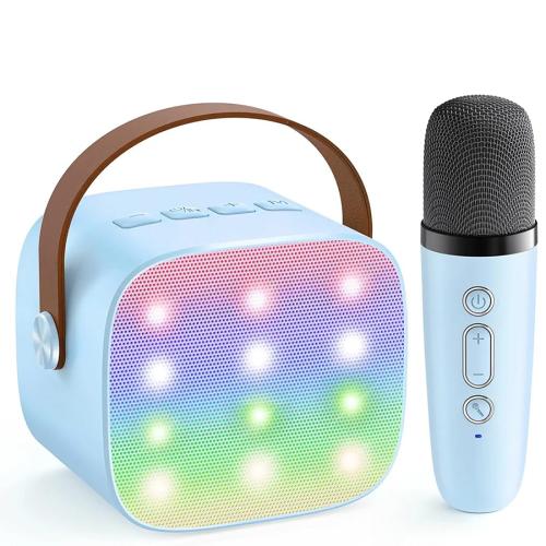 جهاز كاريوكي للأطفال مع مكبر صوت بلوتوث وميكروفون...