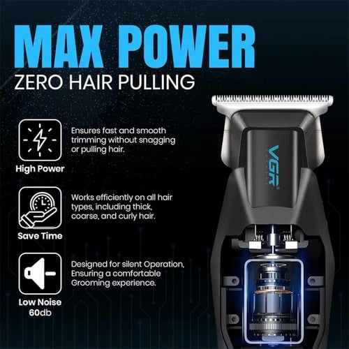 ماكينة حلاقة احترافية VGR V-253 بشفرة تيتانيوم وشا...