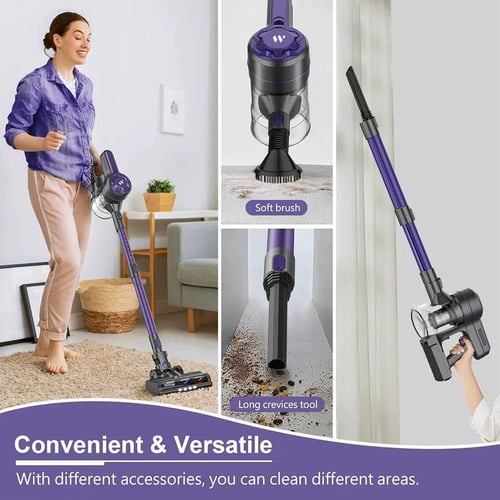 مكنسة كهربائية سلكية DENX DX2902 بقوة 400 واط وأدا...