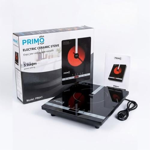 موقد سيراميك كهربائي Primo Plus PR641 2000 واط تحك...