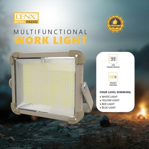 كشاف عمل DENX DX2332 متعدد الوظائف بقوة 180 واط وإ...