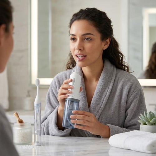 طقم العناية بالأسنان DENX DX2524 بخزان ماء 190 مل...