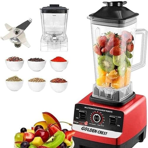 خلاط عصير قوي Golden Crest بقوة 4500 واط وسعة 2 لت...