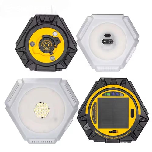 أضواء تخييم RGB بخيط 10 متر مع كشاف LED وباور بانك...