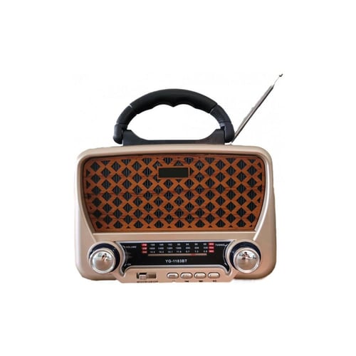 راديو بالطاقة الشمسية DENX DX2435 مع بلوتوث ومصباح...