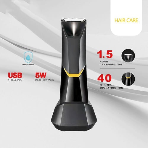 ماكينة حلاقة رجالي للشعر مقاومة للماء مع اعادة الش...