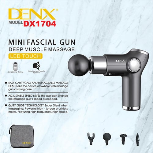 مسدس تدليك محمول DENX DX1704 بقوة عالية مع 3 سرعات...