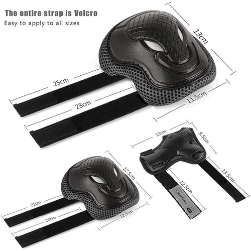 مجموعة الحماية المتكاملة مكونة من 6 قطع للركب.