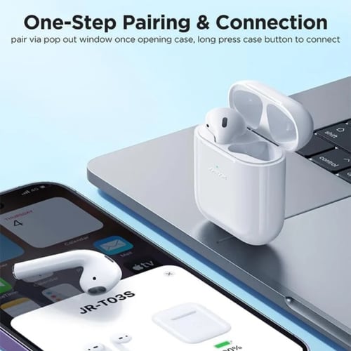 سماعات أذن بلوتوث Joyroom JR-T03S الجيل الثاني بجو...