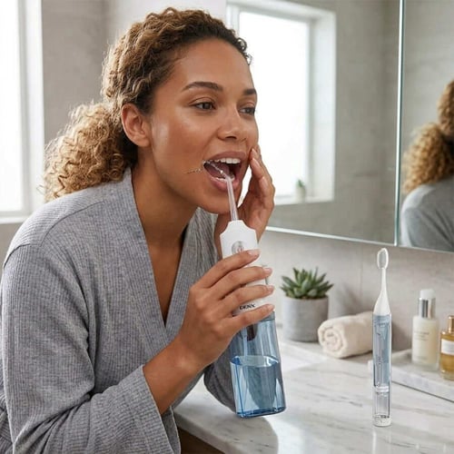 طقم العناية بالأسنان DENX DX2524 بخزان ماء 190 مل...