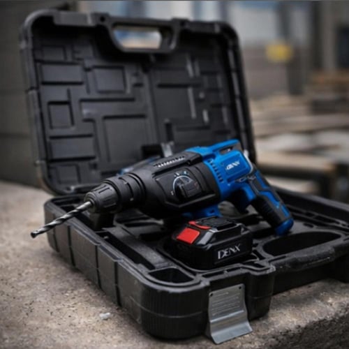 مثقاب DENX DX3336 مطرقي لاسلكي 21V بمحرك عزم قوي و...