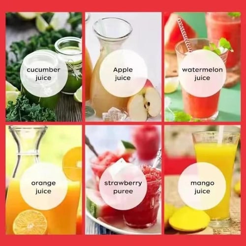 عصارة DENX DX3203 بقدرة 1000 واط وسعة 500 ملل لتحض...