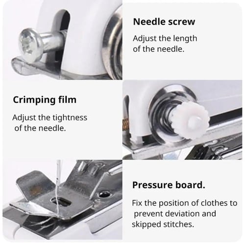 آلة الخياطة المحمولة واليدوية للخياطة الدقيقة والح...