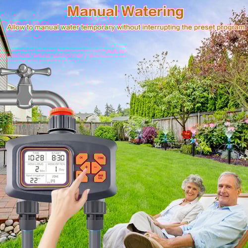 وحدة تحكم ري النباتات DENX DX2578 مع شاشة LCD كبير...