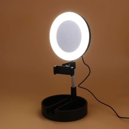 حامل ثلاثي للهواتف الخلوية ومصباح سطح المكتب للاست...