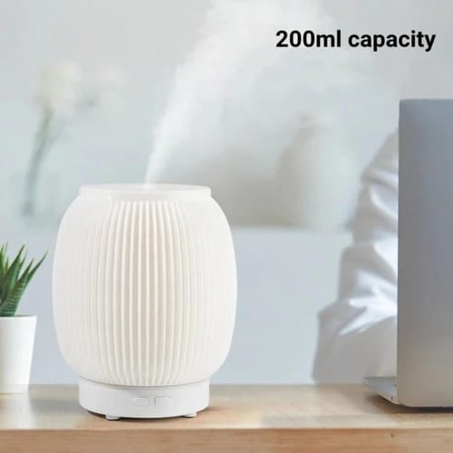 فواحة ومرطب هواء متعدد الإضاءات LED بتقنية الموجات...