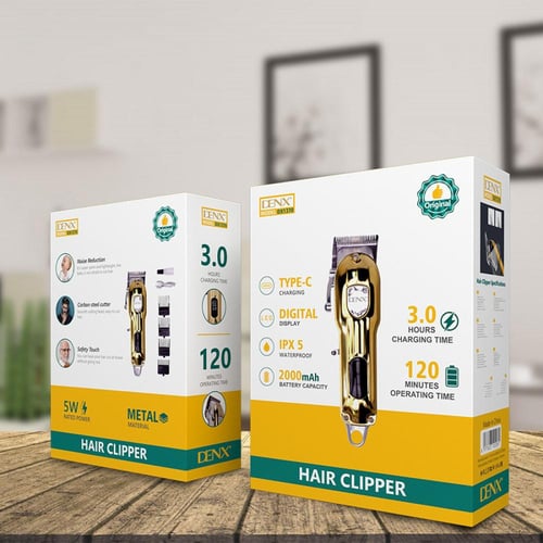 ماكينة حلاقة DENX DX1370 بشفرة كربونية وشحن Type-C...