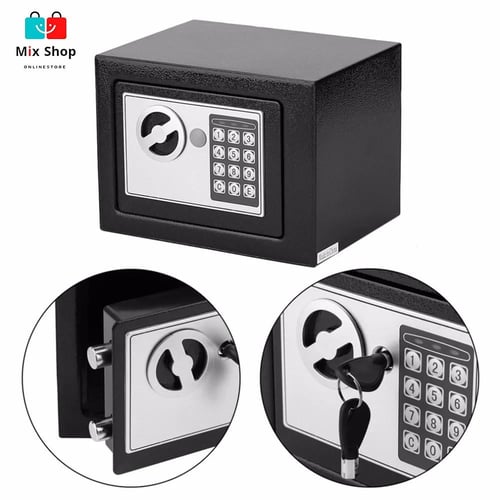 خزنة إلكترونية بقفل لوحة مفاتيح لحفظ النقود وتأمين...