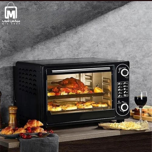 فرن كهربائي بسعة 48 لتر متعدد الوظائف بقدرة 2000 و...