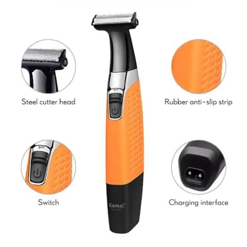 ماكينة حلاقة كيمي KM-1910 للرجال حلاقة جافة ورطبة...
