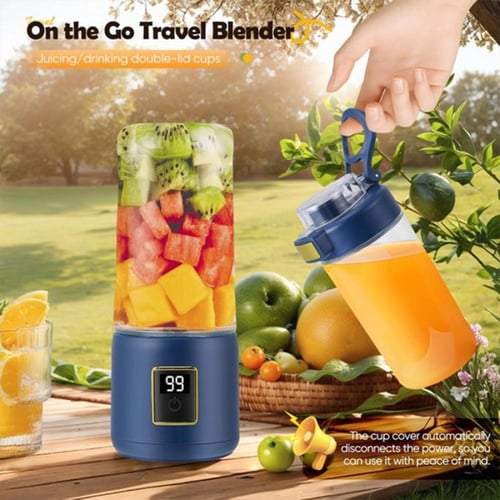 خلاط محمول لاسلكي DENX DX3228 سعة 500 مل شحن Type-...