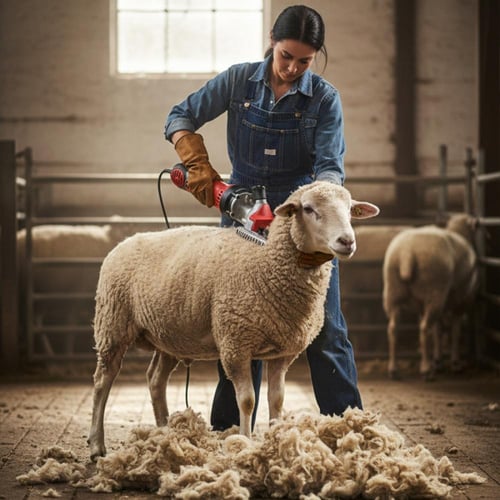 مقص حيوانات كهربائي DENX DX3324 بقوة 900 واط وتحكم...