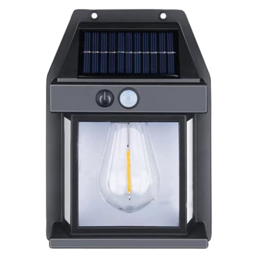 مصباح الحائط الشمسي BK-888 مع مستشعر للحركة مع بطا...