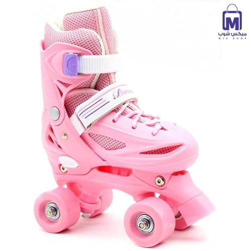 حذاء تزلج 4 عجلات للأطفال قابل للتعديل مع حماية مق...