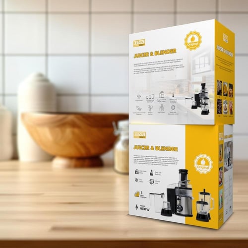 عصارة وخلاط DENX DX3217 (4×1) متعدد الوظائف بقوة 4...